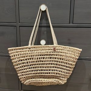 Kayu Open Straw Vegan Bag
